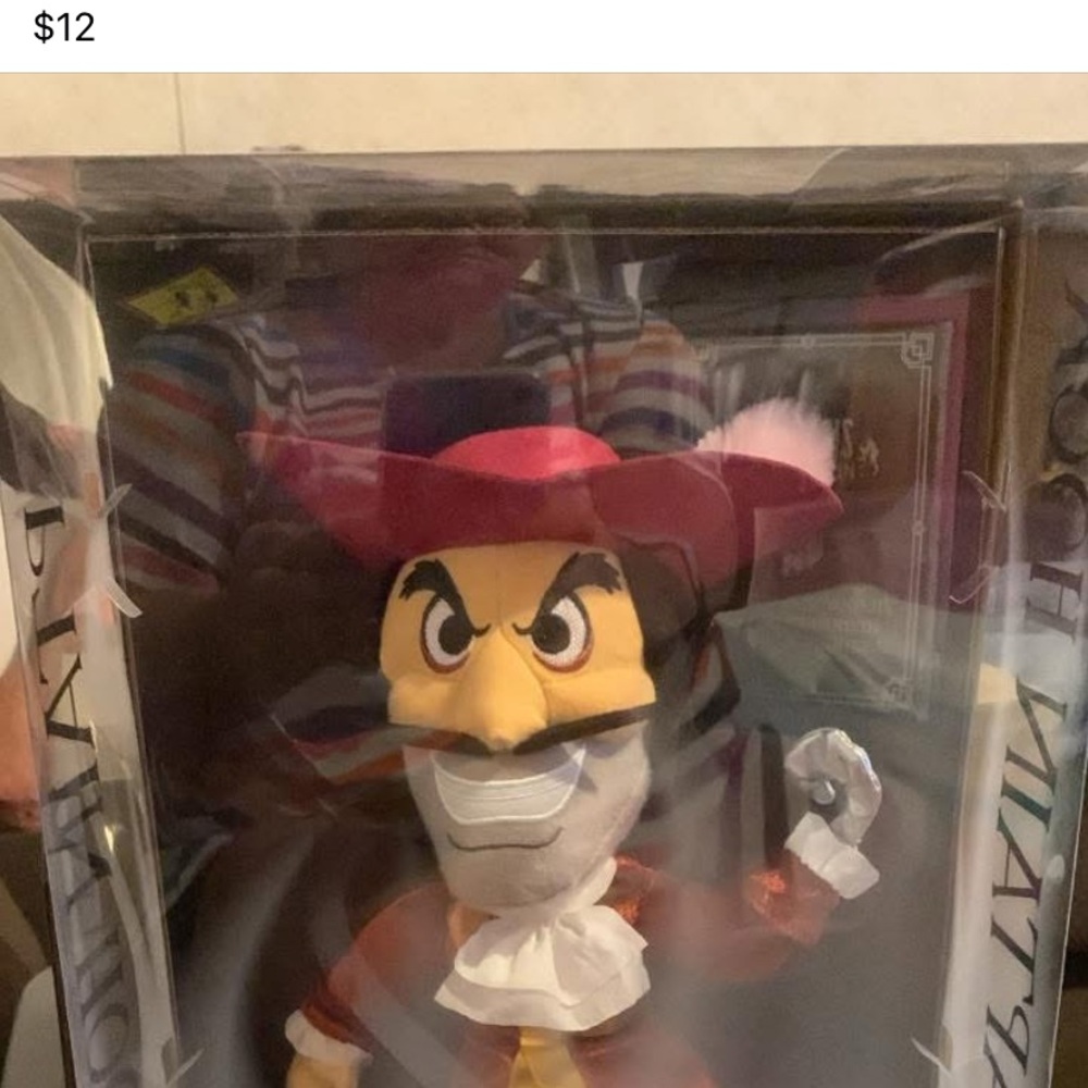 Red and Black Pirate Plush Toy